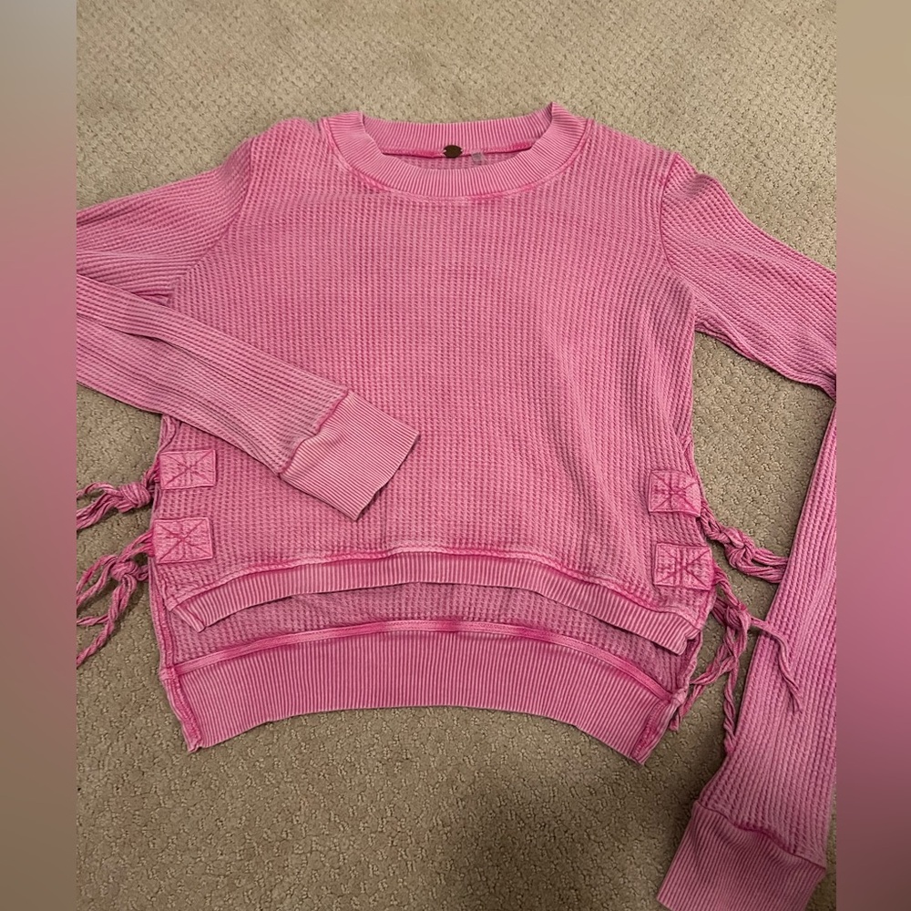 Free People Waffle Kit top